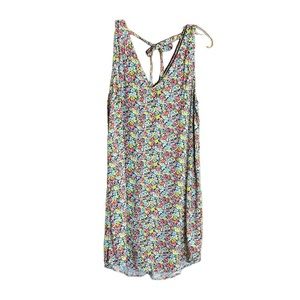 Gap Floral Sleeveless Spring/Summer Dress V-Neck. Tie at Back. Pure Simplicity